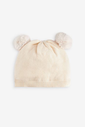 NEXT Bommelmütze Zarte Baby-Mütze mit zwei Bommeln 1-St mehr NEXT Bommelmütze Zarte Baby-Mütze mit zwei Bommeln 1-St mehr