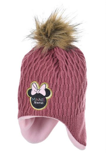 DISNEY MINNIE MOUSE Bommelmütze Baby Mädchen Winter-Mütze Strick-Bommel-Mütze mehr DISNEY MINNIE MOUSE Bommelmütze Baby Mädchen Winter-Mütze Strick-Bommel-Mütze mehr