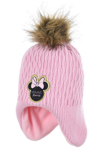 DISNEY MINNIE MOUSE Bommelmütze Baby Mädchen Winter-Mütze Strick-Bommel-Mütze mehr Begrenzt auf 3 Tage