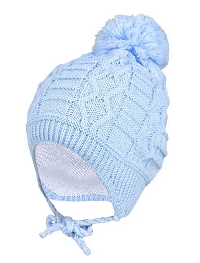 TUPTAM Strickmütze TupTam Baby Winter Mütze Strickmütze zum Binden mehr Lagerräumung