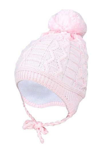 TUPTAM Strickmütze TupTam Baby Winter Mütze Strickmütze zum Binden mehr Lagerräumung