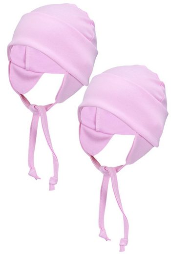 TUPTAM Erstlingsmütze TupTam Baby Erstlingsmütze mit Ohrenklappen 2er Pack mehr Discount Store für neue Produkte