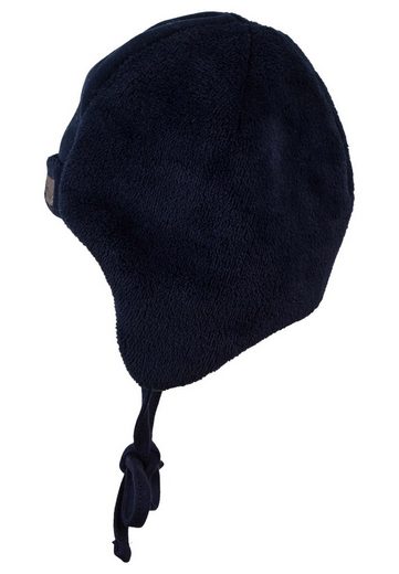 STERNTALER® Schlupfmütze Mütze (1-St., Wintermütze mit Bärchen Motiv, Bindeband und Ohrenschutz) Baby Beanie Mütze aus weichem Teddyflausch unifarben mehr Begrenzt auf 3 Tage