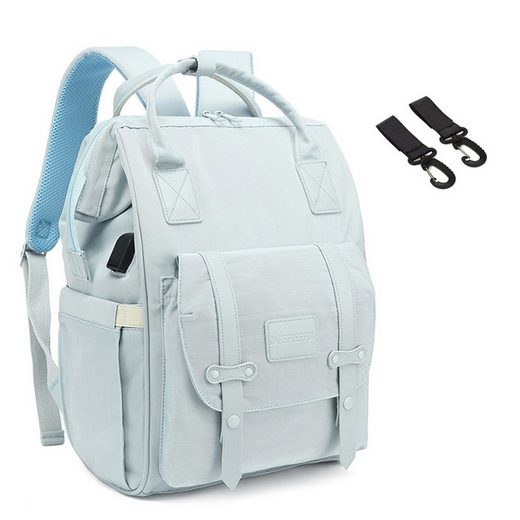 REDOM Wickelrucksack Wickeltasche Rucksack Baby Multifunktions-Babytaschen wasserabweisend (Windeln Babyflasche Milchfläsche Rucksack Tasche mit USB-Anschluss, Multifunktional, Babytasche, Wickelrucksack), mit Kinderwagen-Haken Günstiger Verkauf