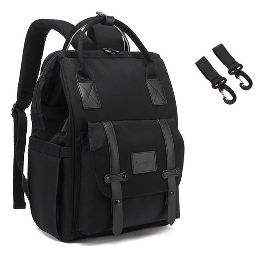 REDOM Wickelrucksack Wickeltasche Rucksack Baby Multifunktions-Babytaschen wasserabweisend (Windeln Babyflasche Milchfläsche Rucksack Tasche mit USB-Anschluss, Multifunktional, Babytasche, Wickelrucksack), mit Kinderwagen-Haken Günstiger Verkauf