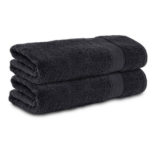 KOMFORTEC Badetücher 100% Baumwolle, 470 g/m² Frottee (2-St), Handtücher 70x140 cm Set, Weich mehr Angebote