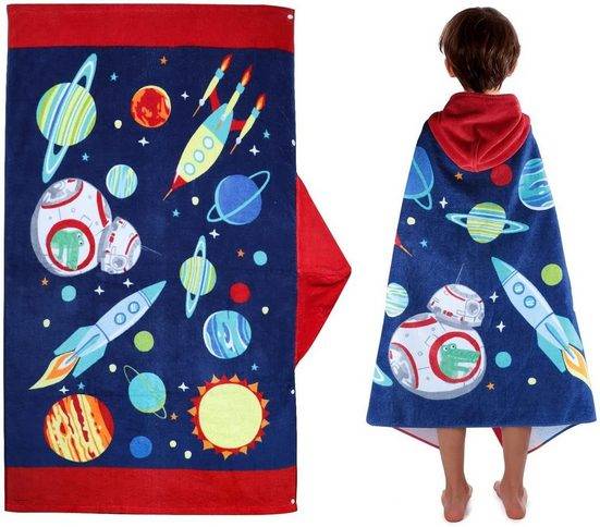 HYTIREBY Strandtücher Kinder Strandtuch Badetuch mit Kapuze Jungen Mädchen mehr Schlussverkauf
