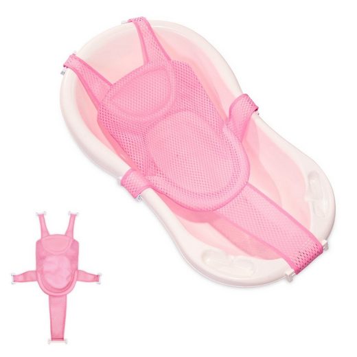 LORELLI Wanneneinlage Babywannennetz Turtle B: 60 cm, L: 80 cm, Kunststoff Clips, Badewanneneinsatz, ab Geburt mehr Fabrikpreis