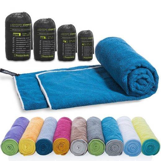 LIGHTDRY Reisehandtuch Backpack Mikrofaser Sporthandtuch Sport, Strand & Badehandtuch mehr Exklusive Angebote