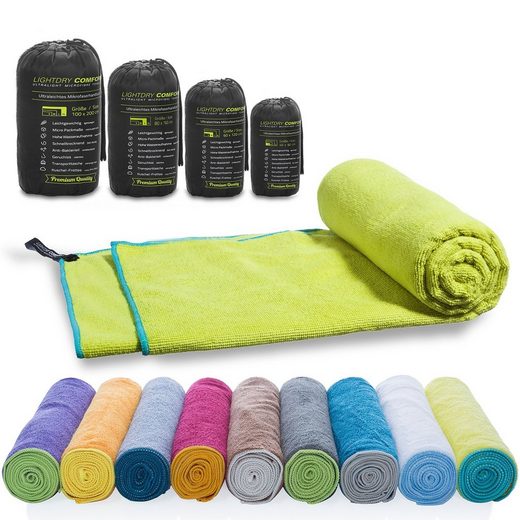 LIGHTDRY Reisehandtuch Backpack Mikrofaser Sporthandtuch Sport, Strand & Badehandtuch mehr Blitzangebot