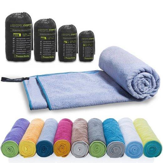 LIGHTDRY Reisehandtuch Backpack Mikrofaser Sporthandtuch Sport, Strand & Badehandtuch mehr Blitzangebot