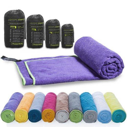 LIGHTDRY Reisehandtuch Backpack Mikrofaser Sporthandtuch Sport, Strand & Badehandtuch mehr Blitzangebot