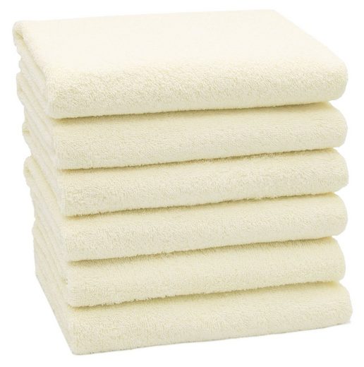 ZOLLNER Handtücher Walkfrottier (6-St), 50 x 100 cm, 100% Baumwolle, vom Hotelwäschespezialisten mehr Tiefpreis