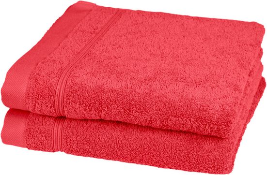 ROSS Handtücher Rubin Frottier (Packung, 2-St), 100% Baumwolle mehr Begrenzte Freigabe