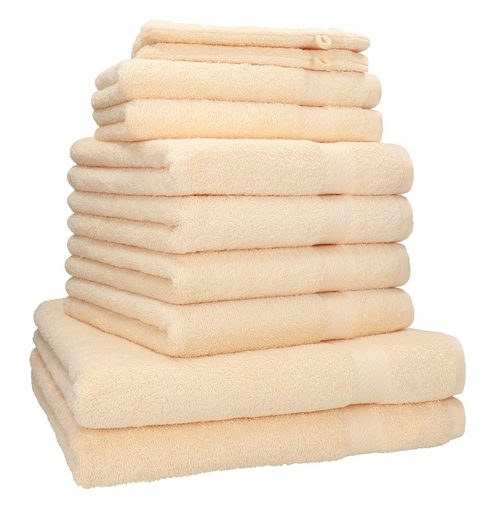 BETZ Handtuch Set 10-tlg. Handtuch-Set PREMIUM 100% Baumwolle (10-St), 100% Baumwolle mehr Osterangebot