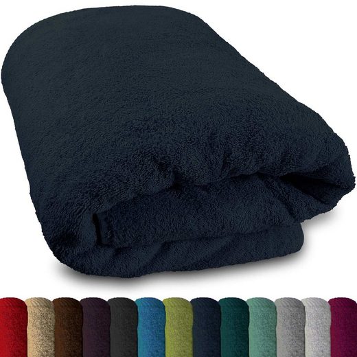 LANUDO Badetücher Lanudo® Saunahandtuch "Maxi Line" 100x200 cm div. Farben 100% Baumwolle (1-St) mehr Riesige Ersparnisse