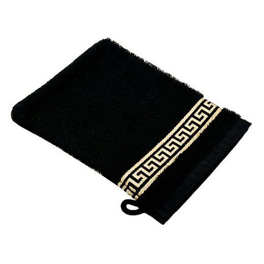 BELLE ARTI Handtücher Luxus Mäander Gästetücher Badetücher Duschtücher Saunatücher in Set (1-St), schwarz, weiss, beige, rot, gold, 100% Baumwolle, Frottee, eingestickt mehr im Angebot