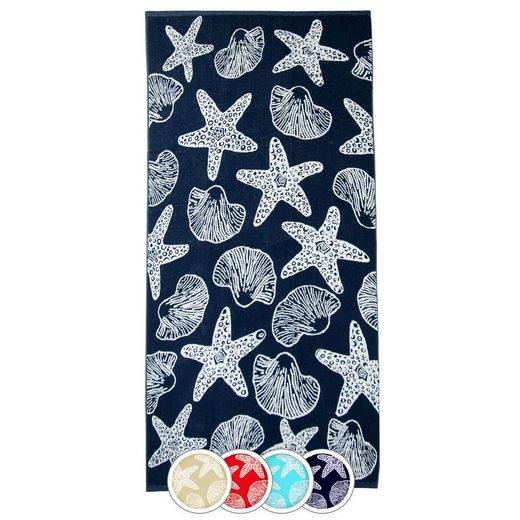 ZOLLNER Strandtuch Frottee (1-St), 90 x 180 cm, 100% Baumwolle, mit Meerestier-Design mehr Sonderangebote