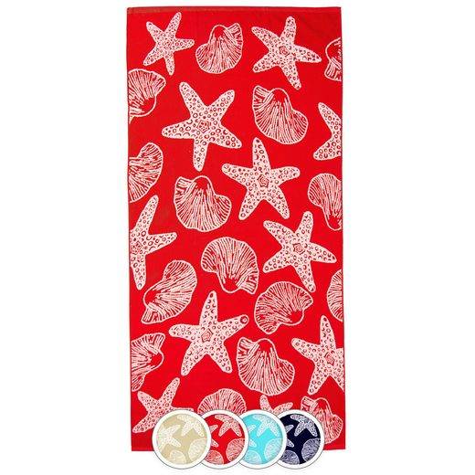 ZOLLNER Strandtuch Frottee (1-St), 90 x 180 cm, 100% Baumwolle, mit Meerestier-Design mehr Sonderangebote