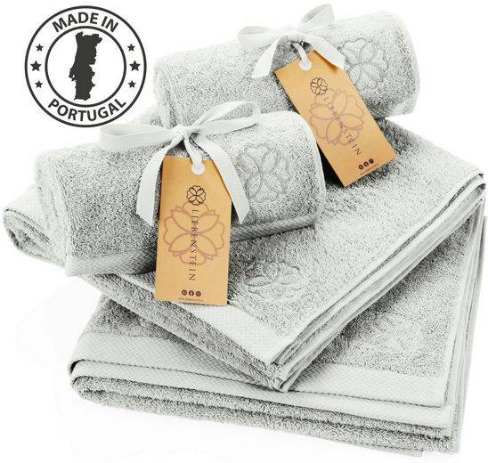 LIEBENSTEIN Handtuch Set Samtweiche Handtücher aus 100% Baumwolle (4-St), beige Frottiertücher, 2x 50x100 cm & 2x 70x140 cm mehr Online