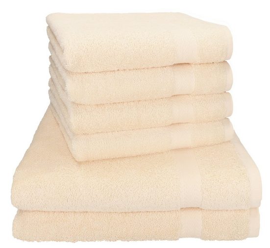 BETZ Handtuch Set Betz PREMIUM Handtuch-Set -6 teiliges Handtücher-Set-100% Baumwolle 100% Baumwolle, (6-tlg) mehr Blitzverkäufe