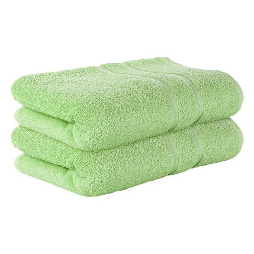 STICKANDSHINE Badetuch 2er Set Premium Frottee Badetuch 100x150 cm in 500g/m² aus 100% Baumwolle (2 Stück Pack) Badetücher 100 x 150 100% Baumwolle 500GSM Frottee mehr Tiefpreis