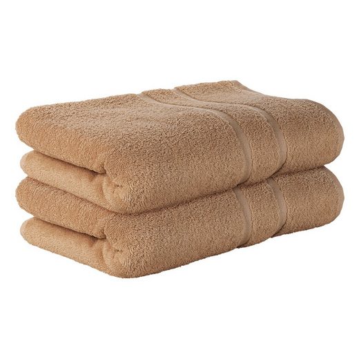 STICKANDSHINE Badetuch 2er Set Premium Frottee Badetuch 100x150 cm in 500g/m² aus 100% Baumwolle (2 Stück Pack) Badetücher 100 x 150 100% Baumwolle 500GSM Frottee mehr Wochenangebot