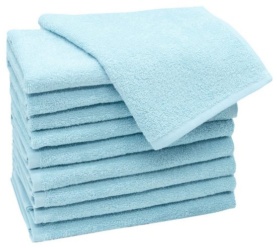 ZOLLNER Gästehandtücher Walkfrottier (10-St), 30 x 50 cm, 100% Baumwolle, vom Hotelwäschespezialisten mehr Black Friday Preise