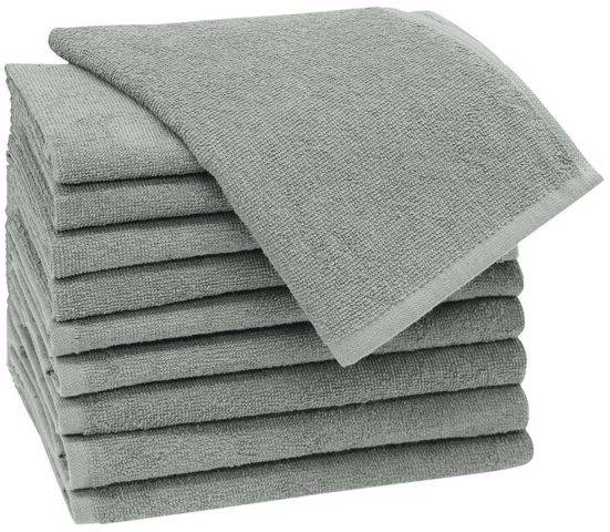 ZOLLNER Gästehandtücher Walkfrottier (10-St), 30 x 50 cm, 100% Baumwolle, vom Hotelwäschespezialisten mehr Black Friday Preise