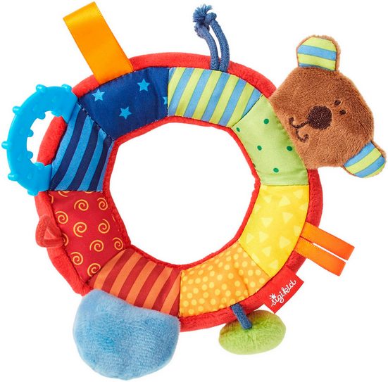 SIGIKID Greifling PlayQ, START Ringgreifling Bär mit Rassel mehr Günstig kaufen
