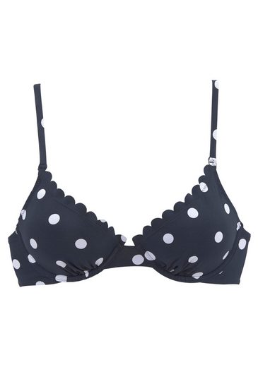 LASCANA Bügel-Bikini-Top Jada mit leichter Wattierung und Muschelkante mehr Sonderangebote