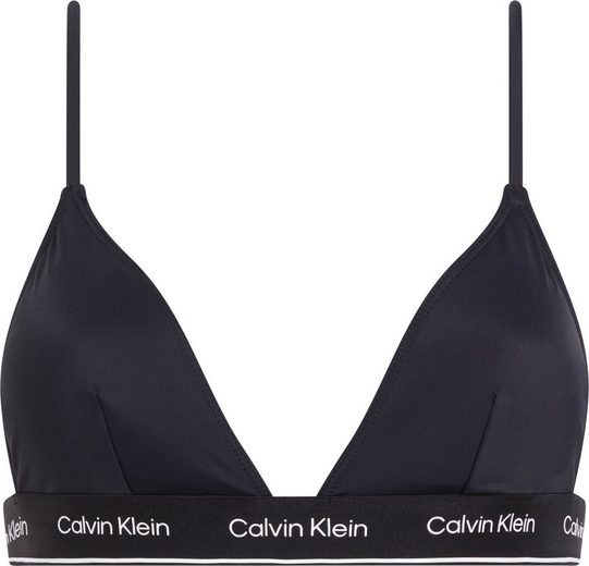 CALVIN KLEIN SWIMWEAR Triangel-Bikini-Top TRIANGLE-RP mit Logoschriftzügen auf dem Unterband mehr Vierteljährliche Förderung