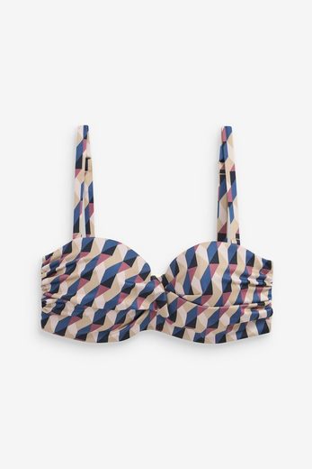 NEXT Bandeau-Bikini-Top Figurformendes, wattiertes Bandeau-Bikinitop 1-St mehr Rabatt
