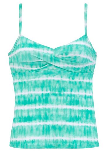S.OLIVER Bügel-Tankini-Top Enja mit Batikdruck und Wickeloptik mehr Exklusivangebot