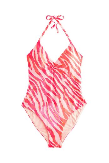 NEXT Badeanzug Bauchformender Badeanzug mit Neckholder 1-St mehr Black Friday