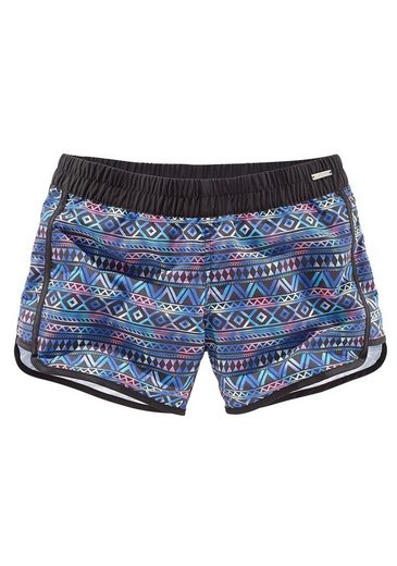 LASCANA Badeshorts elastisches Bündchen, mit Gesäßtasche, softe Microfaser-Qualität mehr Neuheiten