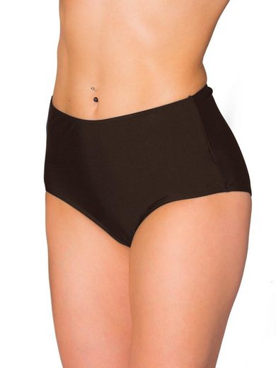 AQUARTI Bikini-Hose Aquarti Damen Bikinihose Bikini-Slip mit Hohem Bund mehr Riesige Rabatte