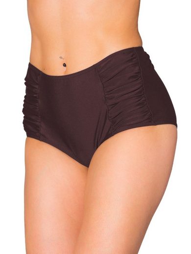 AQUARTI Bikini-Hose Aquarti Damen Bikinihose mit Hoher Taille und Raffung mehr Blitzverkäufe