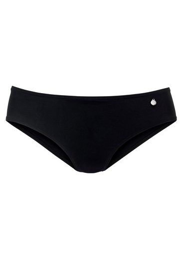 LASCANA Bikini-Hose Merilyn uni und bedruckt in klassischer Form mehr Valentinstagsangebot