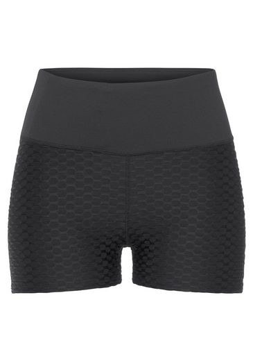 VIVANCE ACTIVE Shorts -Kurze Hose mit breitem Bund und Wabenoptik mehr Speichern exportieren