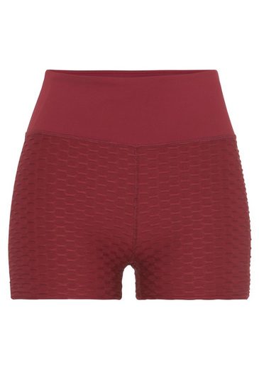 VIVANCE ACTIVE Shorts -Kurze Hose mit breitem Bund und Wabenoptik mehr Black Friday Preise