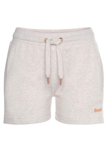 BENCH. LOUNGEWEAR Relaxshorts -Kurze Sweathose mit kurzen Seitenschlitzen und seitliche Taschen, Loungeanzug mehr Kostenloser Versand