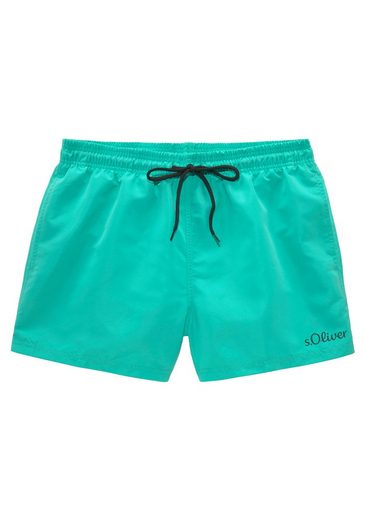 S.OLIVER Badeshorts mit komplementärem Farbdesign mehr Sonderangebot