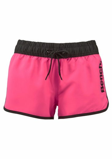 BENCH. Badeshorts aus Microfaser, mit Außenkordel, mit Gesäßtasche, mit Klettverschluss mehr Lagerräumung