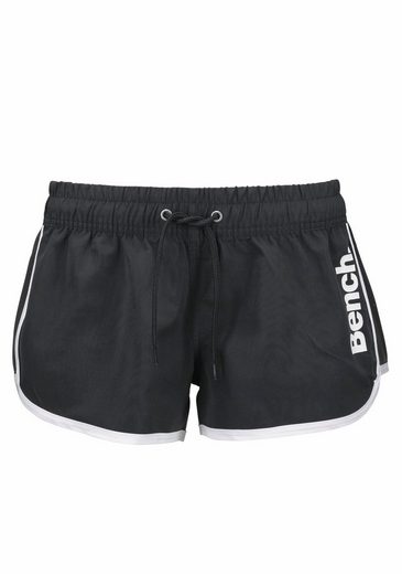 BENCH. Badeshorts aus Microfaser, mit Außenkordel, mit Gesäßtasche, mit Klettverschluss mehr Heißer Verkauf