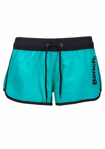 BENCH. Badeshorts aus Microfaser, mit Außenkordel, mit Gesäßtasche, mit Klettverschluss mehr Heißer Verkauf