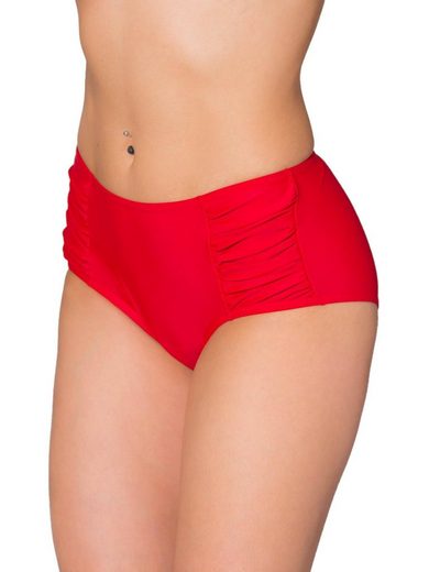 AQUARTI Bikini-Hose Aquarti Damen Bikinihose Hotpants mit seitlichen Raffungen mehr Exklusive Angebote