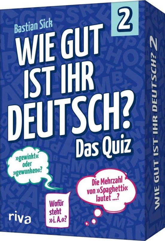 RIVA Spiel Wie gut ist Ihr Deutsch? - Das Quiz 2 mehr Cyber Monday