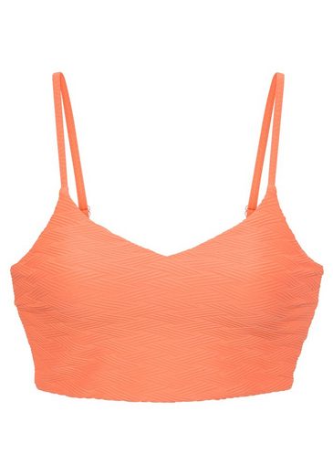 SUNSEEKER Crop-Bikini-Top Loretta mit Strukturmuster mehr Kauf eins, bekomm eins gratis