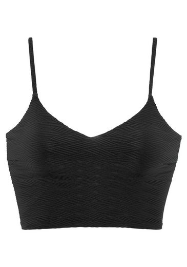 SUNSEEKER Crop-Bikini-Top Loretta mit Strukturmuster mehr Kauf eins, bekomm eins gratis